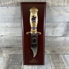 Franklin Mint the Official General Robert E. Lee Bowie Knife with Display Frame picture