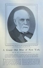 1902 New York Businessman Abram Stevens Hewitt illustrated picture