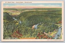 Postcard Penn's View Penn's Creek Pennsylvania picture