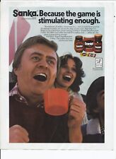1979 Sanka Coffee Print Ad General Foods 8.5