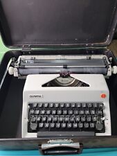 1976 Olympia De Luxe Traveler Typewriter With Instructions Accessories And Case picture
