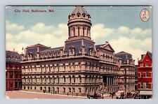 Baltimore MD-Maryland, City Hall, Antique, Vintage Postcard picture