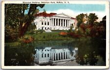 Buffalo New York NY, 1921 Historical Building, Delaware Park, Vintage Postcard picture