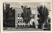 RPPC O’Neill Nebraska Holt County Courthouse Real Photo Postcard c1950 picture