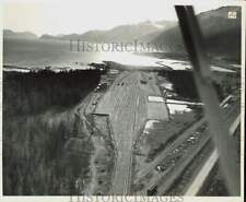 1936 Press Photo Rebuilt Alaska Railroad, Resurrection Bay - nei51481 picture