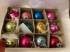 Vintage glass Christmas tree, ornaments Rare Find picture
