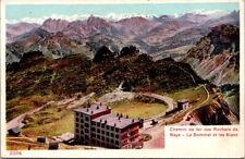 Postcard Swiss Alps Summits Chemin de fer des Rochers de Naye Le Sommet et les A picture