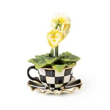 Brand New Mackenzie Childs Teacup Pansy picture
