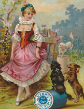 Kerr’s Six Cord Spool Cotton-Elegant Lady With Dogs picture