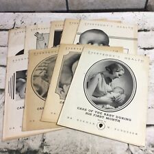 1930’s Everybody’s Health Care Of Baby Dr Herman N. Bundesen Lot Of 9 Pamphlets picture
