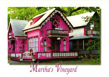 Martha's Vineyard Scenics The Pink House Postcard Unposted picture