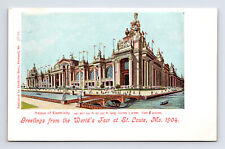 UDB Postcard 1904 Worlds Fair St Louis Palace of Electricity Building picture