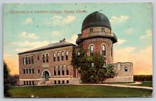 Postcard Observatory Washburn College Topeka Kansas picture