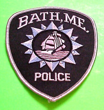 BATH MAINE  ME  ( SUBDUED  SILVER / BLUE VARIETY )  5