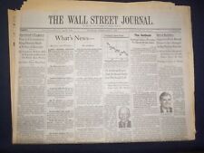 1999 FEB 8 THE WALL STREET JOURNAL - KING HUSSEIN MADE VITURE NECESSITY - WJ 308 picture