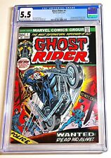 GHOST RIDER #1 ~ 1st Appearance SON OF SATAN ~ Original series 1973 ~ CGC 5.5  picture
