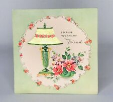 Vintage 1940s Greeting Card for Friend Made in USA 1946 5.25