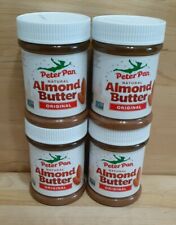 4 PETER PAN NATURAL Almond Butter GMO GLUTE FREE NO ARTIFICIAL colors/flavor 11z picture