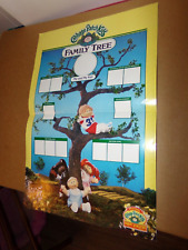 CABBAGE PATCH KIDS family tree poster VERY HARD TO FIND. picture