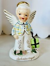 1956 Napco BOY September  ANGEL Birthday Figurine picture