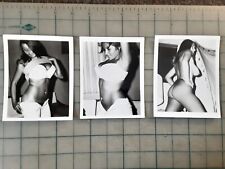 3 Vtg Original USCHI Digard 60's? Risque Cheesecake Pinup FISHNETS photos picture