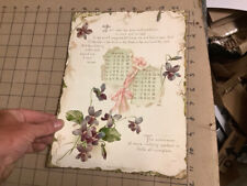 original 1899 Golden Words from Browning Raphael Tuck & sons Calendar: MARCH APR picture