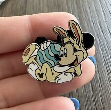 Disney Pin Holiday Easter Egg Mickey As A Bunny Hidden Mickey Disneyland 2024 picture