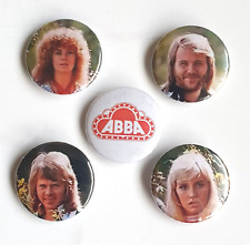 ABBA Badge Button Set 25mm 1