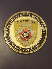 Fayetteville Fire Dept Challenge Coin NC Station 16 Rescue Cedar Creek picture