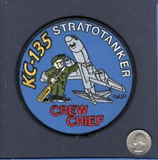 KC-135 STRATOTANKER CC Crew Chief USAF SAC ANG Boeing Squadron Crew Patch picture