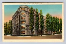Boston MA-Massachusetts, Fritz Carlon Hotel, Advertise, Vintage c1939 Postcard picture