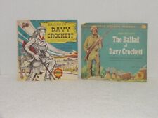 BALLAD OF DAVY CROCKETT LOT OF 2 RECORDS WITH ORIGINAL JACKET (45) VINTAGE picture