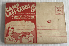 Camp Laff Cards Help the Soldiers Blues Chasing Cards 1942 7 Cards picture