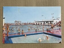 Postcard Allenhurst Beach NJ New Jersey Shore Pool Bandstand Vintage PC picture