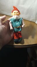 Vintage Gnome Elf Christmas Ornament 8 1/2