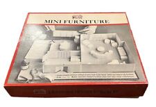 Vintage 1960’s Mini Furniture House Plan It-Kit 3 Dimensional Styrofoam Set picture