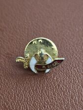 Vintage Shriners El BEKAL Gold-Tone Lapel Pin Scimitar picture
