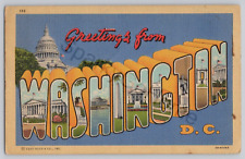 GREETINGS FROM Washington, D.C. Posted 1946 picture