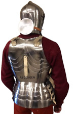 18 Guage Steel Medieval Knight Gothic Armor Cuirass With Tassets Breastplate picture