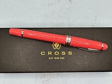 Cross Bailey Light Coral Rollerball Pen  Polished Resin AT0745- 5 NEW picture