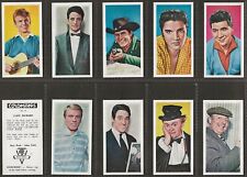 ABC (CINEMA)-FULL SET- COLOURSTARS 1962 (1ST SERIES 10 CARDS) ELVIS PRESLEY picture