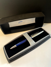 Cross Ballpoint Pen - Chrome/Blue - DELL - With Box picture