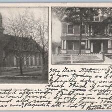 1907 Pella, IA First Reformed Church Christian Multi View Parsonage House A188 picture