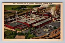 Kingsport TN-Tennessee, Birds Eye of Mead Corporation, Vintage Souvenir Postcard picture