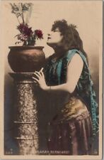 1905 SARAH BERNHARDT Postcard Tinted Photo / RPPC 1905 REGENSBURG Germany Cancel picture