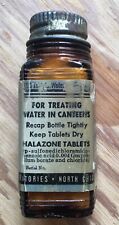 WWII Korean War US Army USMC Halazone Water Purification Tablets Abbott Labs (1) picture