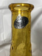Vintage 16” Guildcraft Empoli Amber Genie bottle. picture