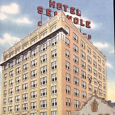 Hotel Seminole Postcard Linen Vintage USA Jacksonville Florida 1948 picture
