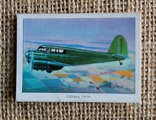 Cessna Twin, Wings Cigarettes Trading Card #9 Series B 1941 picture