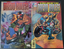 DREDD RULES #1 & 11 (1991) FLEETWAY COMICS INCREDIBLE SIMON BISLEY COVER ART picture
